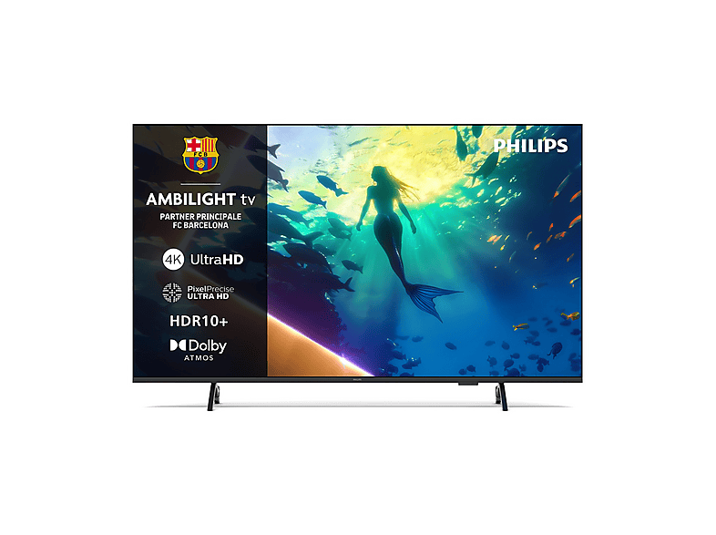 Philips Ambilight TV 65Pus8010, 4K, Uhd, LED 164cm 65", Smart TV, Dolby Atmos, Titan OS TV LED