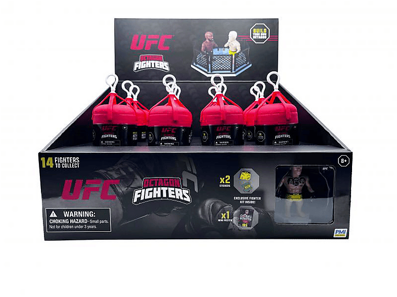 JOOJEE UFC Boxsack Blind Pack im 12er Display, 7 cm Sammelfigur