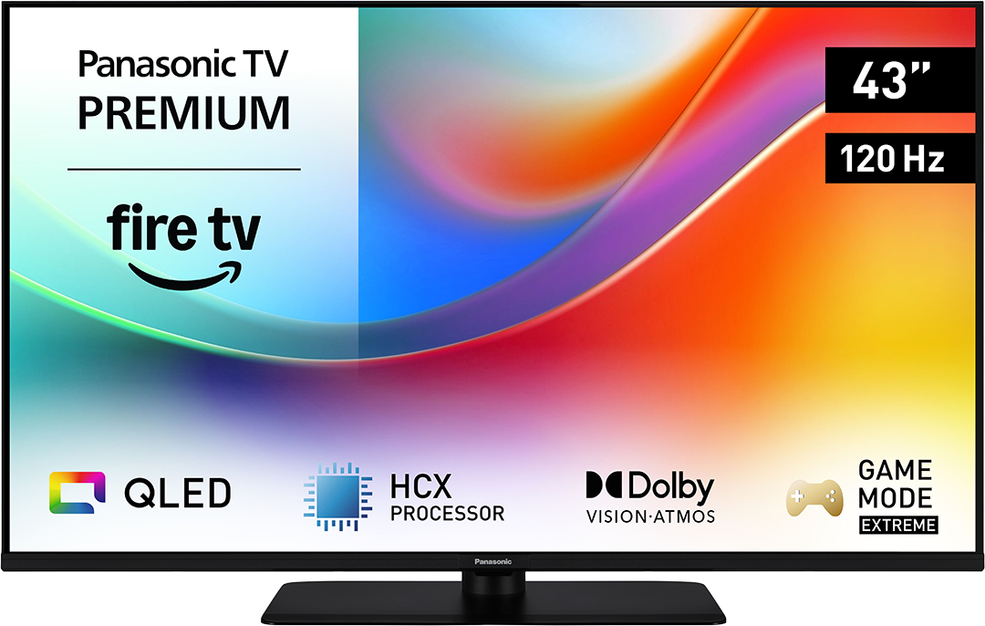 PANASONIC TV-43W85BEZ QLED, 4K HDR Smart TV, HCX Pro AI Processor MKII technológia, 108 cm