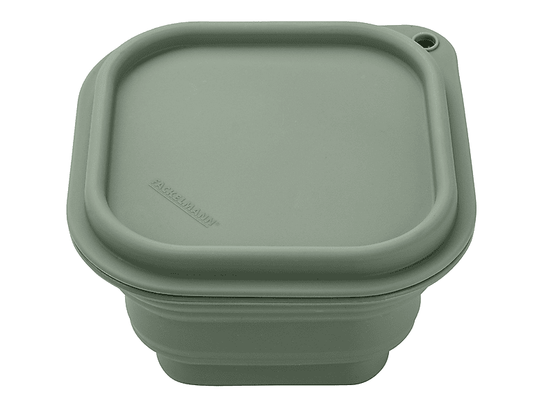 Fackelmann Snackbox faltbar 13x13cm, Grün — Foto 4 von 5