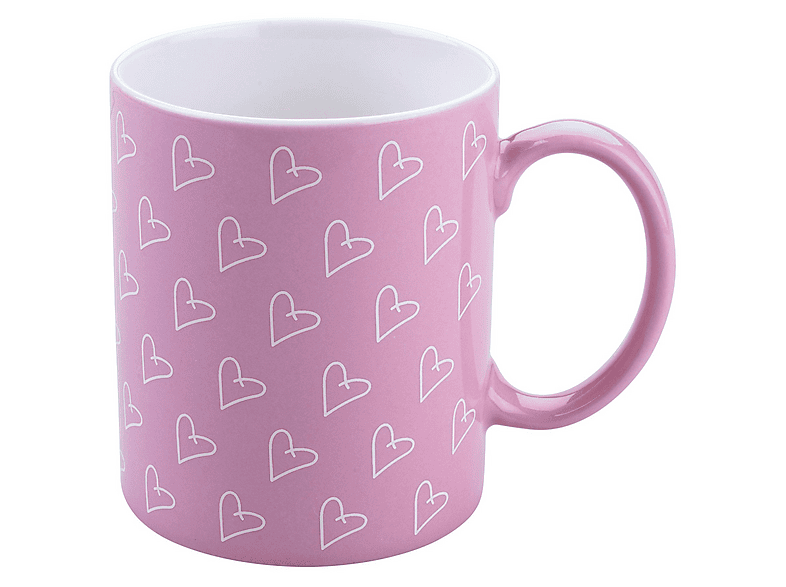 Paris Hilton Tasse mit Herzen, 350ml