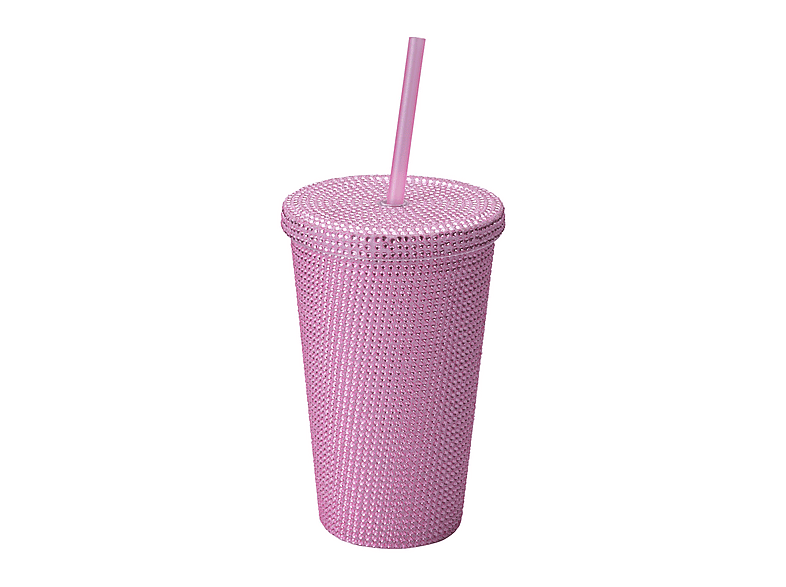 Paris Hilton Diamant-Trinkbecher pink, 500ml — Foto 2 von 2