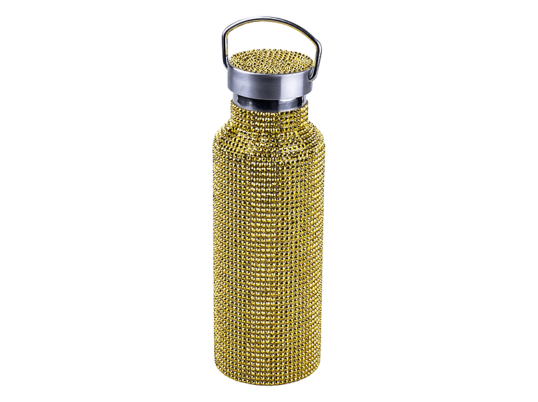 Paris Hilton Diamant-Trinkflasche Gold, 500ml