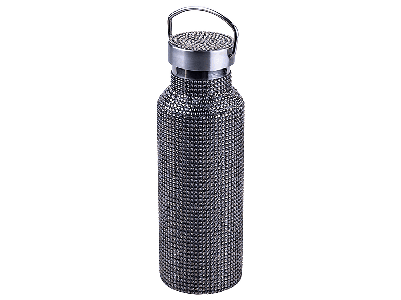 Paris Hilton Diamant-Trinkflasche Schwarz, 500ml