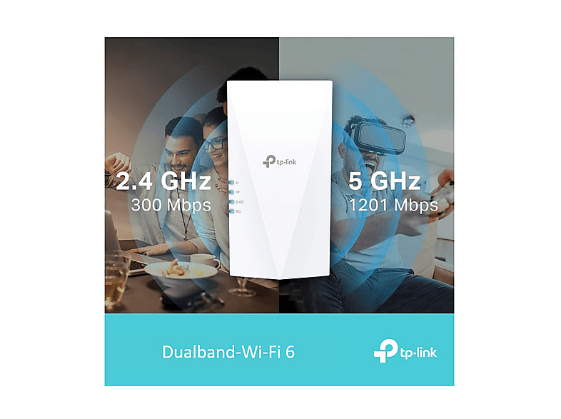 Thumbnail - TP-LINK RE1500X WLAN Repeater