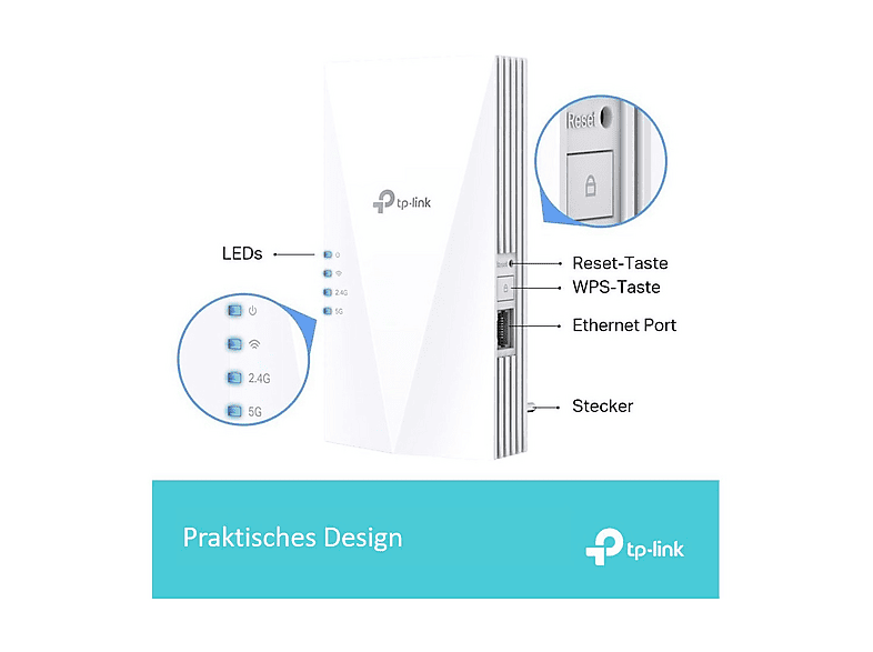 Thumbnail - TP-LINK RE1500X WLAN Repeater
