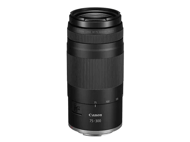 CANON RF 75 mm - 300 f./4-5.6 (Objektiv für Canon R-Mount, Schwarz)