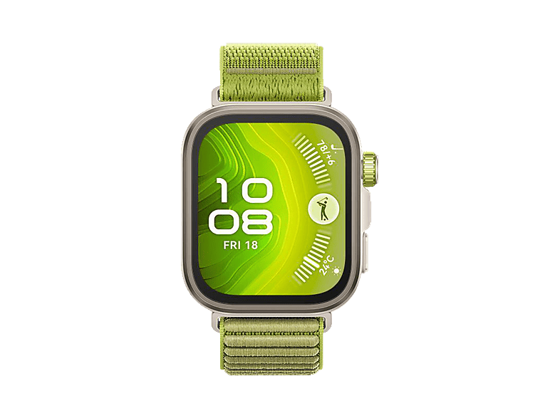HUAWEI Fit 4 Pro Smartwatch Fluorelastomer, 130-210 mm, Green
