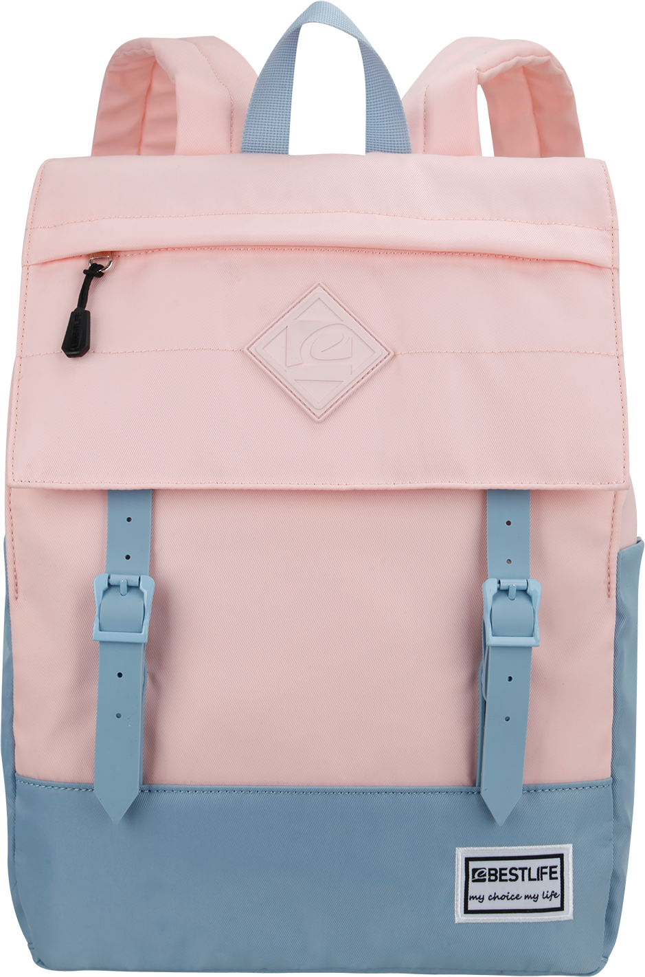 BESTLIFE BUCKLES 14,1” notebook hátizsák, rózsaszín (BL-BB-3575PI)