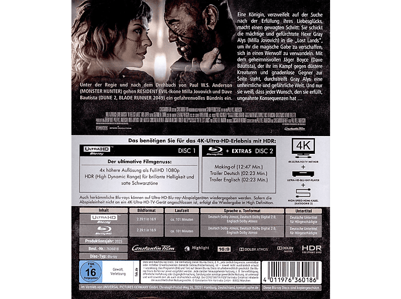 Thumbnail - In the Lost Lands 4K Ultra HD Blu-ray +