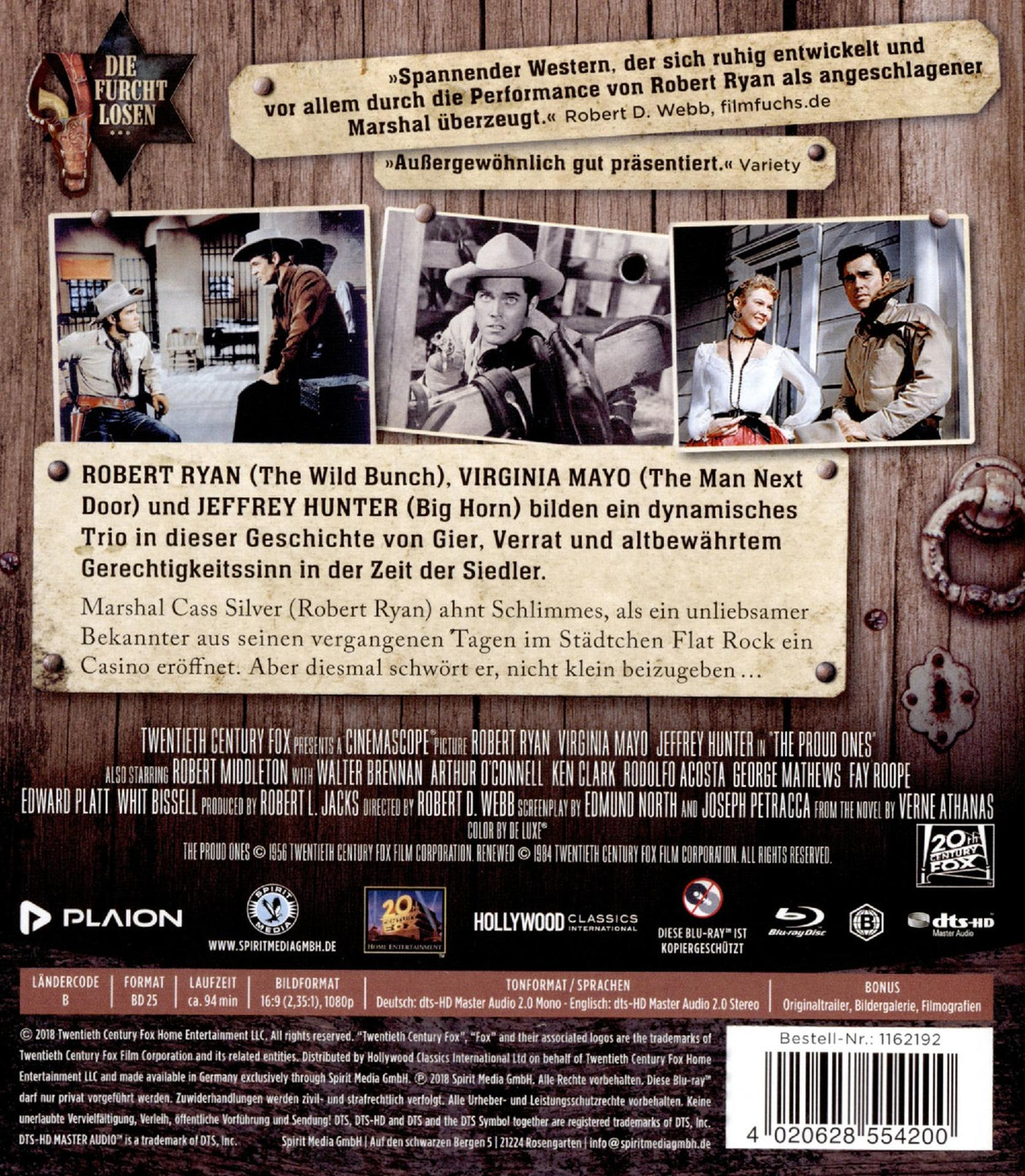 Filmcover: Cowboys, Text und Filmdetails auf Holz. Enthält Schauspielernamen und Logos.