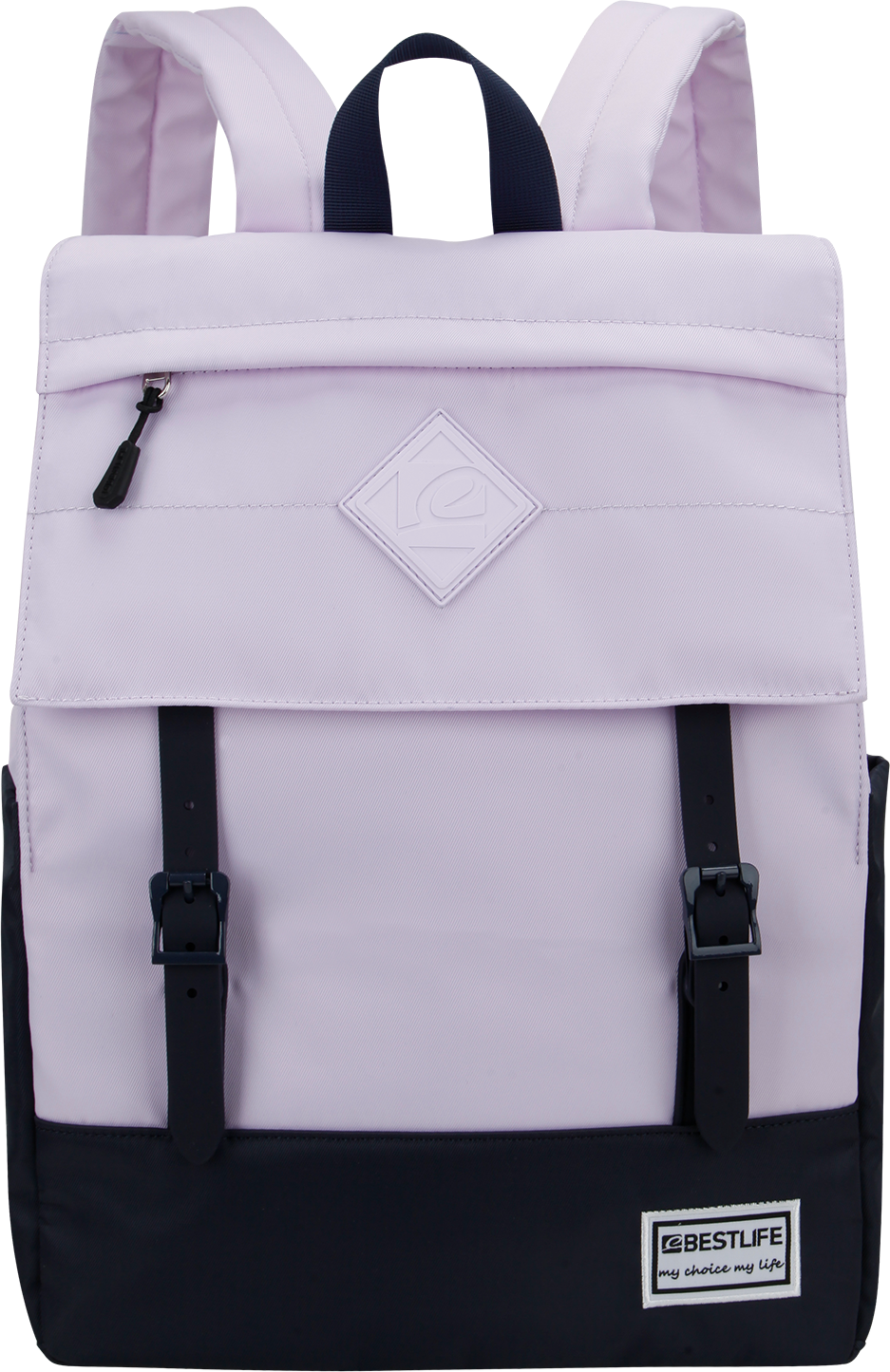 BESTLIFE BUCKLES 14,1” notebook hátizsák, lila (BL-BB-3575P)