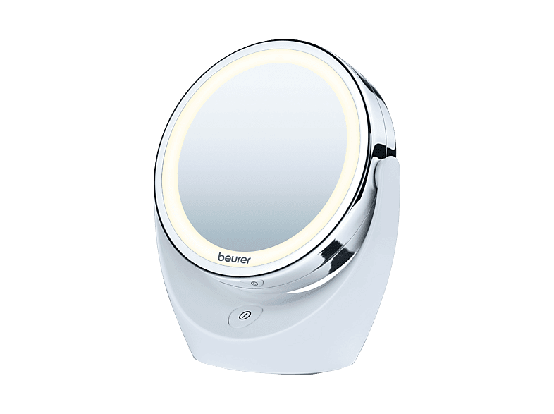 Espejo lumínico - Beurer SR-BS788, Cara, 5x Zoom, Luz LED, 11 cm Diámetro, Blanco