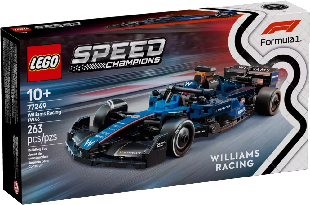 Lego Speed Champions 77249 Williams Racing Fw46 F1 Racewagen Bouwstenen