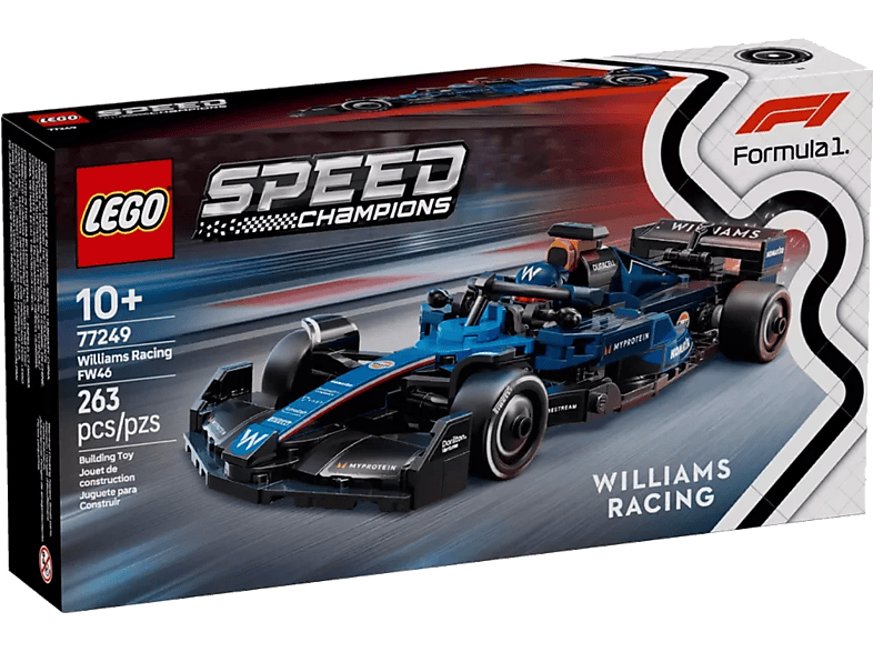 Lego Speed Champions 77249 Williams Racing Fw46 F1 Racewagen Bouwstenen Multicolor