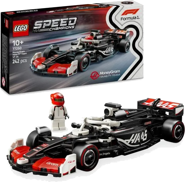 Lego Speed Champions 77250 Moneygram Haas F1 Team Vf-24 Racewagen Bouwstenen