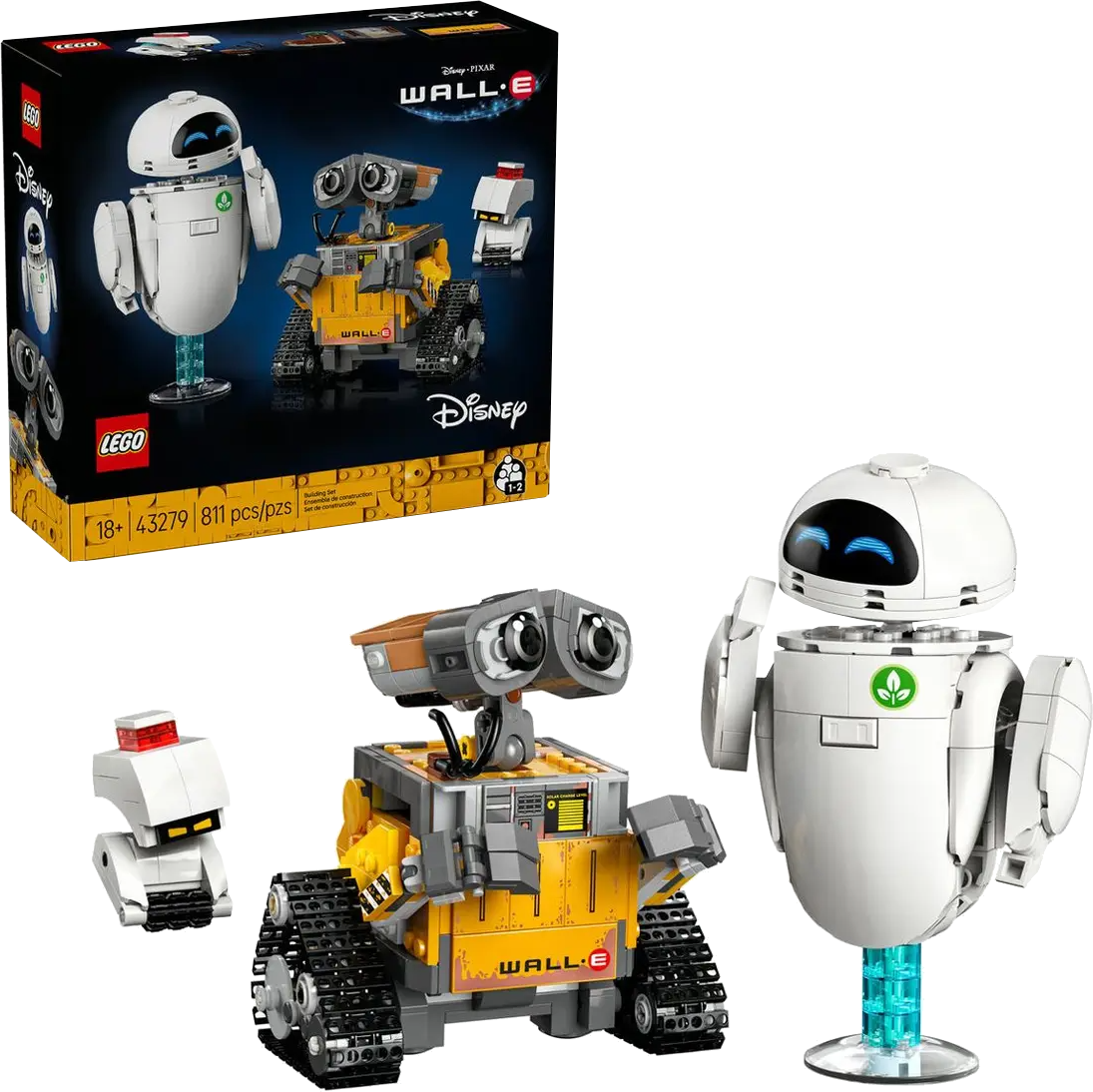 Lego Disney 43279 Wall-e En Eve Bouwstenen afbeelding