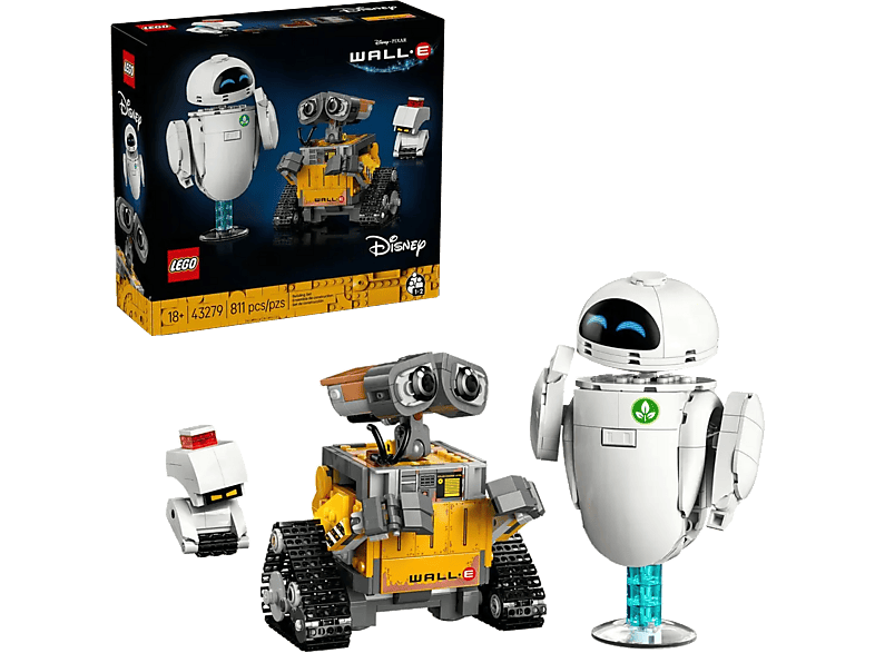 Lego Disney 43279 Wall-e En Eve Bouwstenen Multicolor