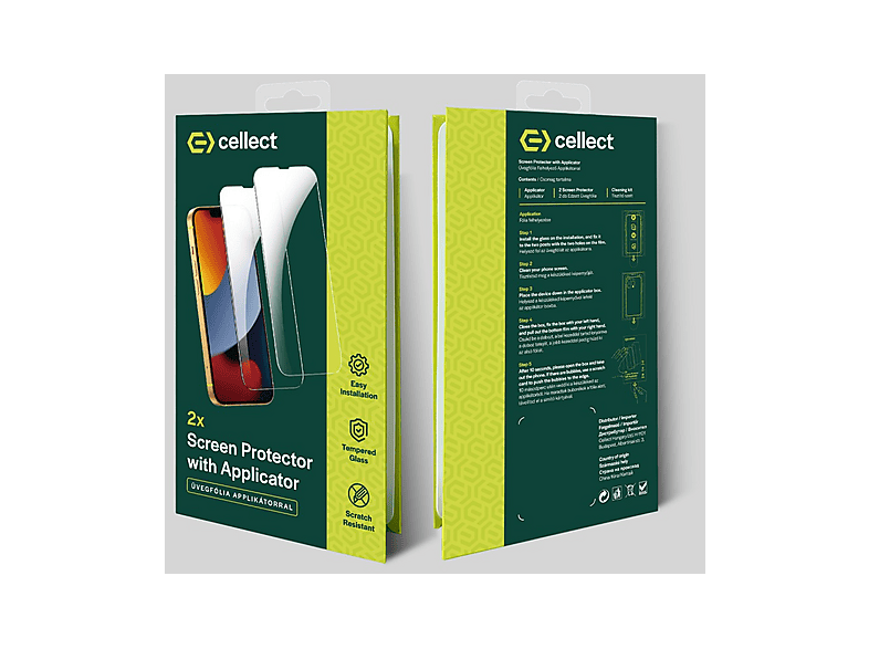 CELLECT iPhone 16 Pro applikátor 2 db üvegfóliával (LCD-IPH16PRO-APP ...