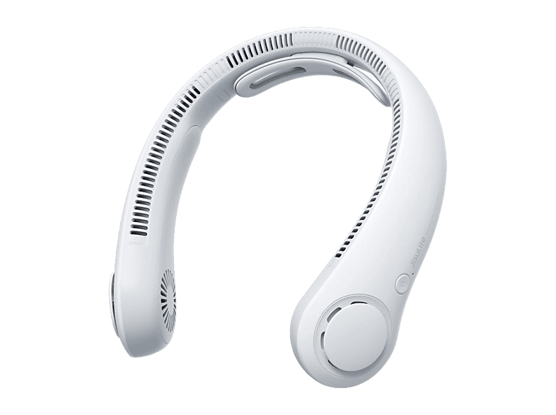 Ventilador de cuello - JisuLife Life4, 4000mAh, Enfriamiento Rápido 360°, 5 velocidades, Gris