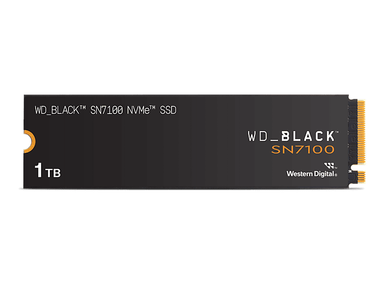 SANDISK WD_BLACK SN7100 Festplatte, 2 TB SSD M.2 via NVMe, intern