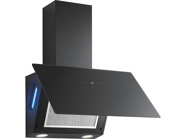 Hotte inclinée à LED Noir Bomann DU7611-G-Noir