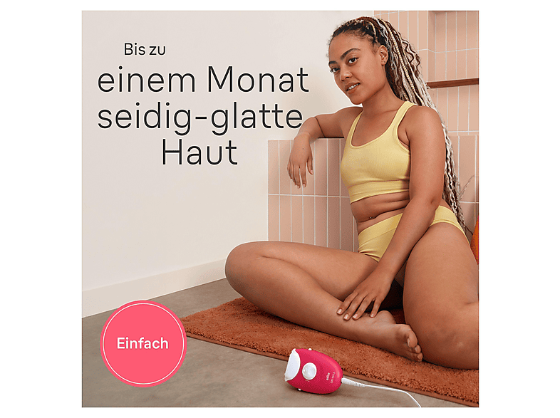 BRAUN Silk-épil 3 3-276 Epilierer, Weiß/Rosa