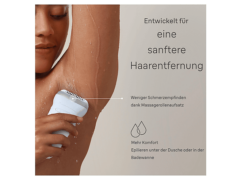 Thumbnail - BRAUN Silk-épil 7 7-011 Epilierer, Weiß/Silber