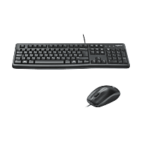 MediaMarkt LOGITECH MK120 - Bedraad Toetsenbord en Muis - Zwart aanbieding