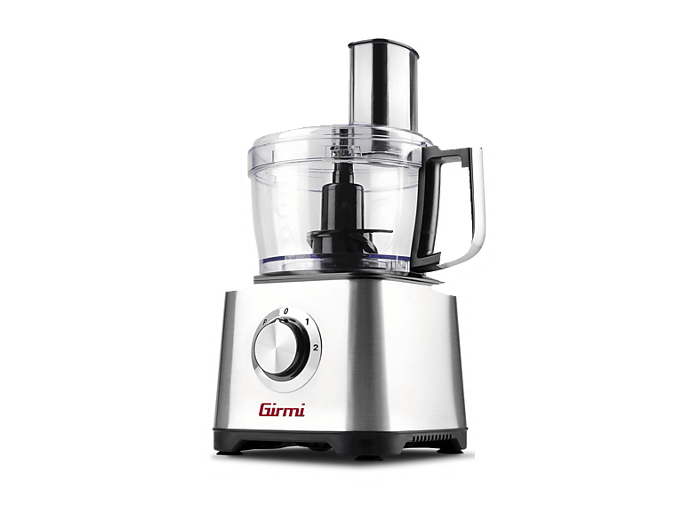 Girmi Robot Multifunzione 600W DA Cucina, 600 W, capacità ciotola 1,2 l, Inox Robot DA Cucina