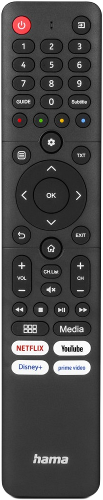 HAMA Hisense univerzális távirányító, fekete (221067)