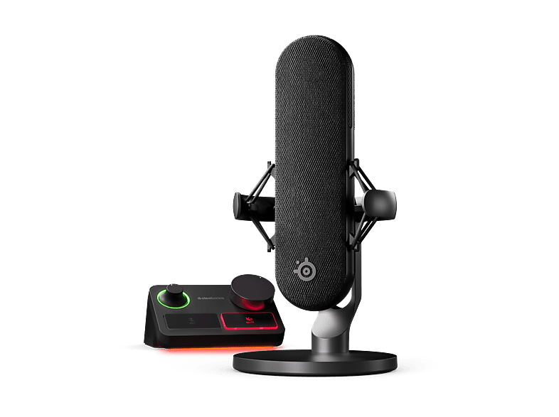 Steel Series Alias Pro Streaming Mikrofon, USB-C, Schwarz