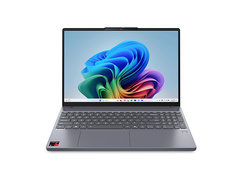Lenovo IdeaPad Slim 3, 15,3", processore Qualcomm Snapdragon X X1-26-100, 16 GB, 512 GB Ssd, Grey Notebook