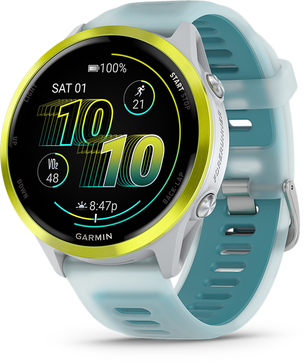 GARMIN Forerunner 570 okosóra, 47mm, sárga (010-02971-01)