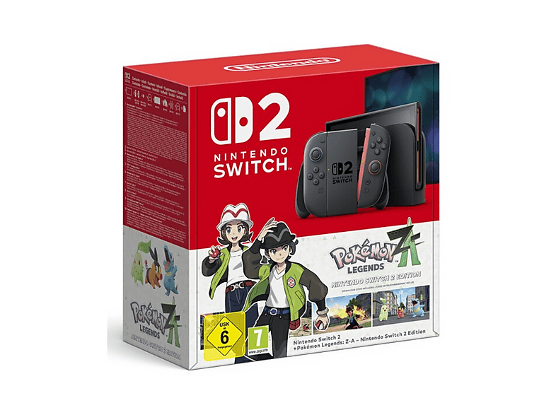 Nintendo Switch 2 BND Pokemon ZA, nero rosso Switch----Console portatile