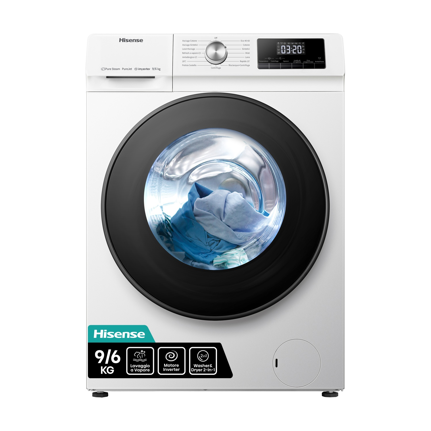 Lavasciuga Candy Smart Pro CSOW 4855TW4/1-S - 8+5 Kg, 1400 Giri, Classe E, Bianco