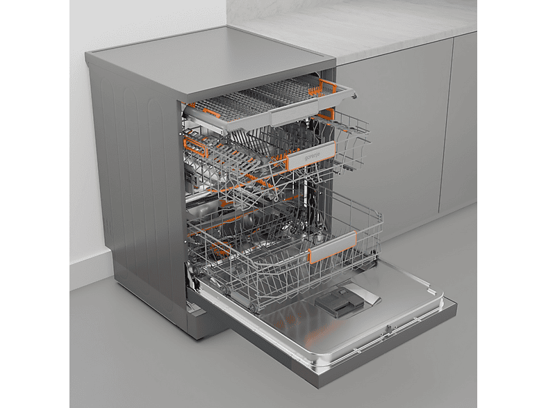 Thumbnail - GORENJE ULTRA16FSAESX G600 Geschirrspüler (freistehend, 599 mm breit, 42 dB (A), A)