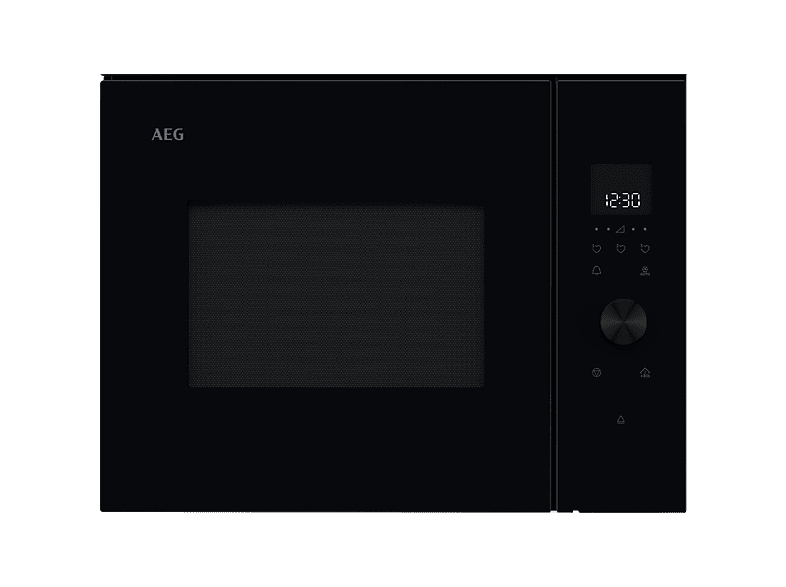 AEG TB5SM171DB Mikrowelle (800 Watt, Einbaugerät inkl. Rahmen, 17 l, Schwarz)