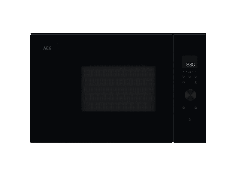 AEG TB6SM171DB 60cm Mikrowelle (800 Watt, Einbaugerät inkl. Rahmen, 17 l, Schwarz)