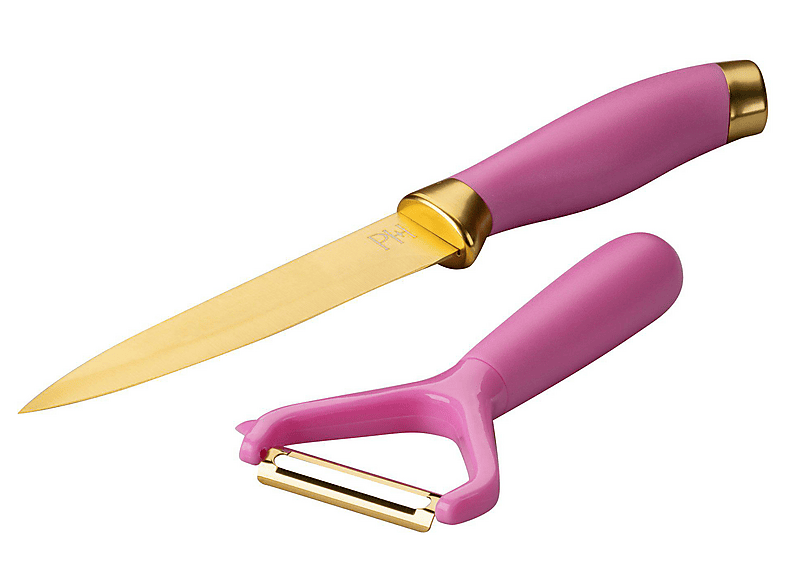 Paris Hilton 58586 Schäler- und Messerpet 2tlg., Gold/Pink