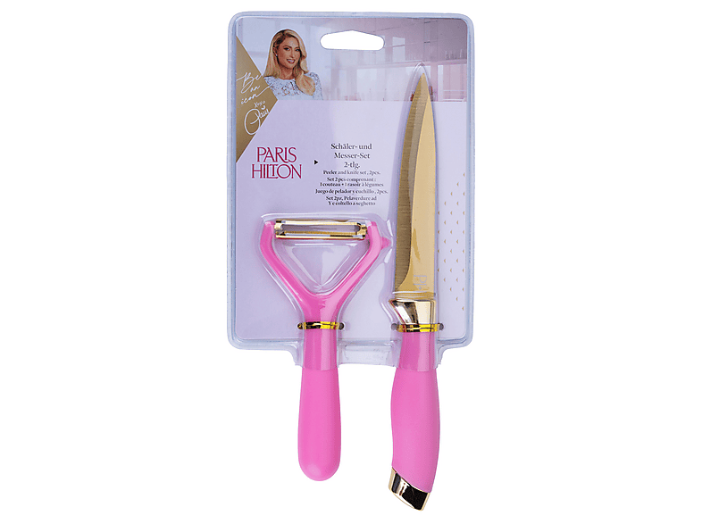 Paris Hilton 58586 Schäler- und Messerpet 2tlg., Gold/Pink — Foto 2 von 2