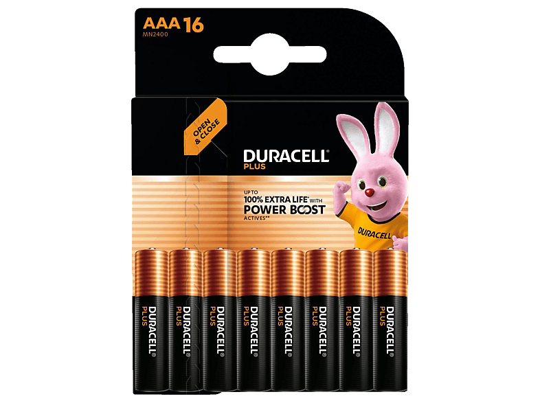 Spielwaren Express - 16 Duracell Plus AA / Mignon Alkaline 100% Extra