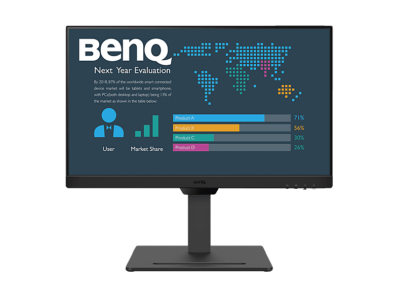BENQ BL2490T 23,8 Zoll  Full-HD  Business Monitor  5 ms Reaktionszeit 100 Hz 