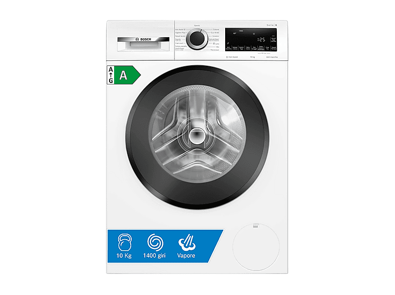 Bosch Wgg254Z5Ii Lavatrice, Caricamento frontale, 10 kg, 58,8 cm, Classe A
