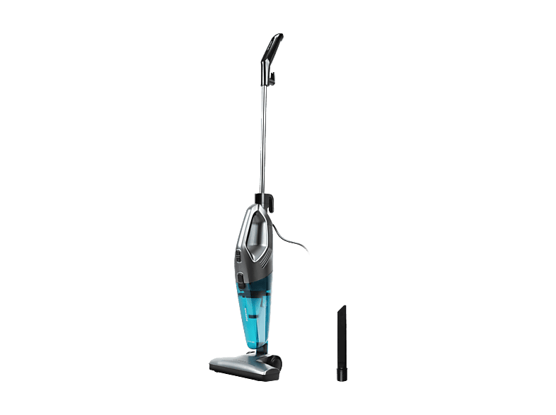 Aspirador escoba - Cecotec Conga Popstar 1000 DuoStick Easy, 600W, 2 en 1 con cable, Depósito 800ml, Succión 15 kPa, UltraPower Technology, Plata