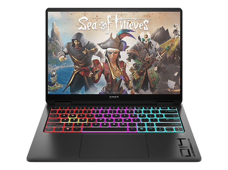 HP OMEN Transcend 14-fb1994nz, Gaming Notebook, mit 14 Display, Intel® Core™ Ultra 9 Prozessor 285H (24 MB Cache, bis zu 5.40 GHz), 64 GB RAM, 2 TB SSD, NVIDIA GeForce RTX™ 5070, Shadow Black, Windows 11 Home