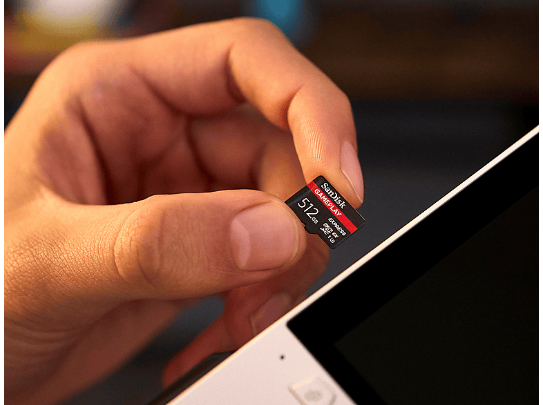 Thumbnail - SANDISK GamePlay microSD™ Express-Karte Works with Nintendo Switch™ 2 512 GB, Speicherkarte, Schwarz