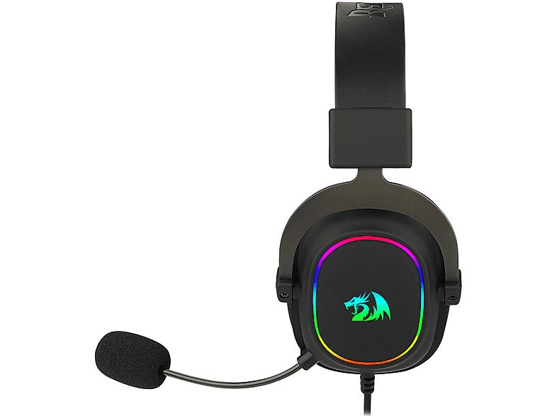Redragon H510 Zeus-X RGB Nauszne Czarny – zdjęcie 3