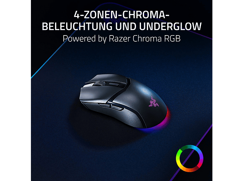 Thumbnail - RAZER Cobra HyperSpeed Leichte, anpassbare, kabellose Gaming Maus, Schwarz