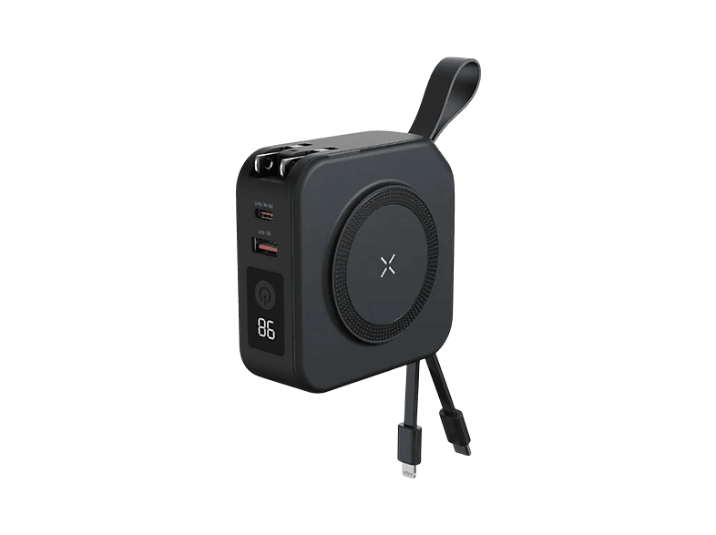 CHARGEASAP Pocketpower Powerbank, 10.000 mAh, Schwarz